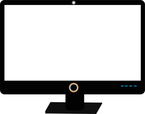 Computer Monitor Illustration
